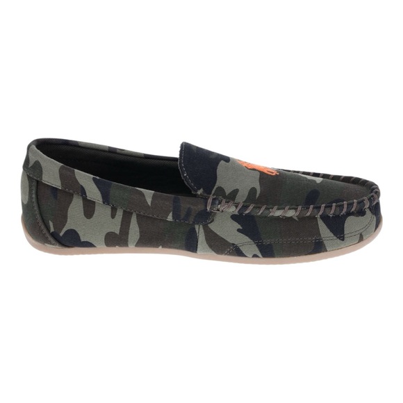 Polo by Ralph Lauren Men's Green Camouflage Slip-Ons - Picture 2 of 7